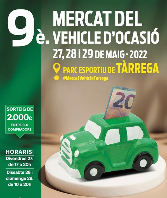9è mercat del vehicle d’ocasió a Tàrrega